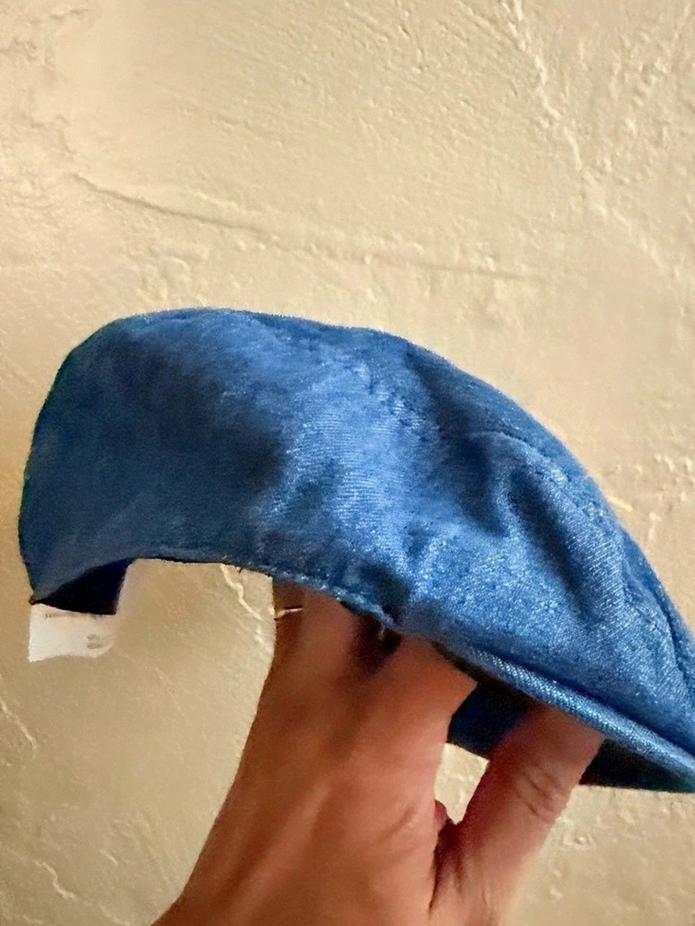 Target Blue Newsboy Baby Hat
